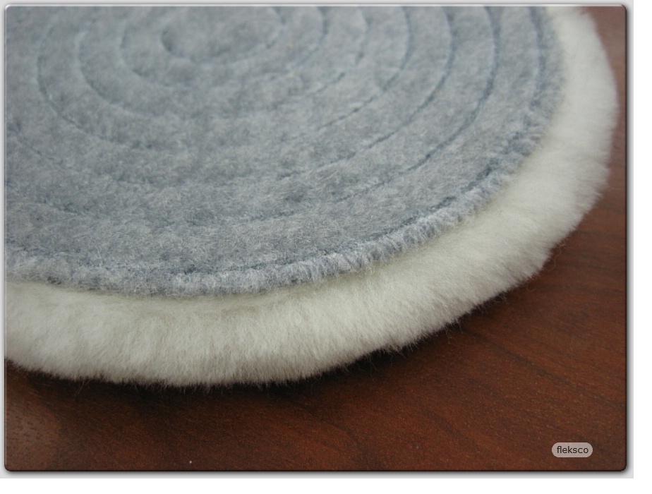 Black felt roll detail